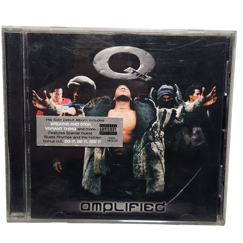 Q-Tip Amplified Debut Solo Album Tested CD With Hype Sticker 1999 Pre-owned